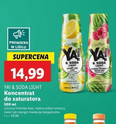 Syrop do saturator贸w cytryna-limonka Excellence ya! promocja