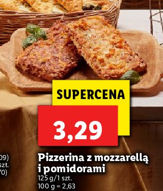 Pizzerina z mozzarellą i pomidorami promocja