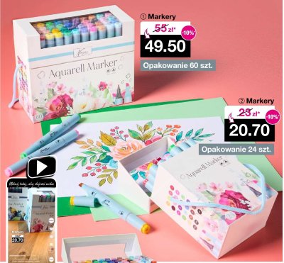 Markery Aquarell Marker promocja w Woolworth