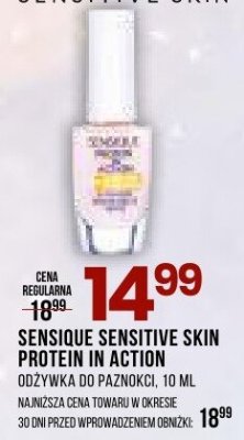 SENSIQUE SENSITIVE SKIN PROTEIN IN ACTION ODŻYWKA DO PAZNOKCI 10 ML promocja w Drogerie Natura