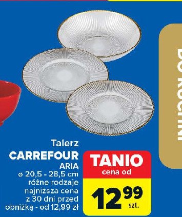 Talerz aria Carrefour promocja