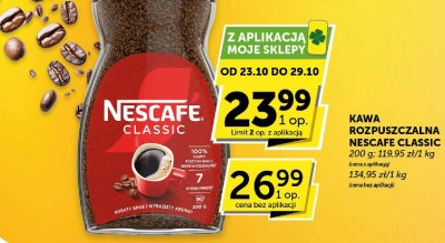 Kawa rozpuszczalna Nescafe Classic promocja