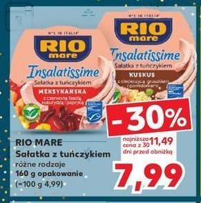 Sałatka z tuńczyka z kus kusem Rio mare insalatissime promocja