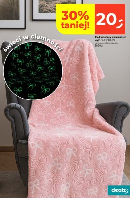 Pled świecący w ciemności promocja w Dealz