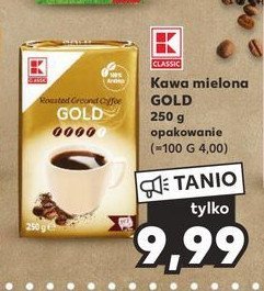 Kawa gold K-classic promocja