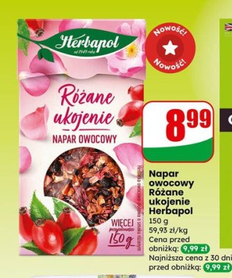 Napar owocowy Różane ukojenie  promocja w Dino