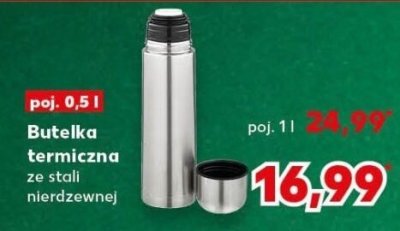 Butelka termiczna ze stali nierdzewnej promocja w Kaufland