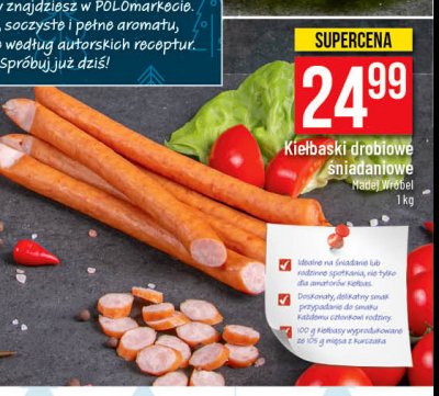 Kie艂baski drobiowe 艣niadaniowe Madej & wr贸bel promocja