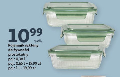 Pojemnik szklany 0.65 l promocja