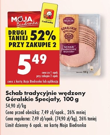 Schab wędzony Kraina wędlin promocja