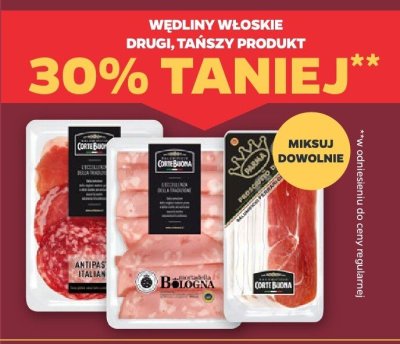 Wędliny włoskie promocja w Netto