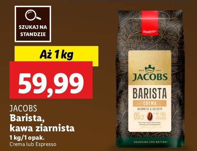 Kawa Jacobs barista edition crema promocja