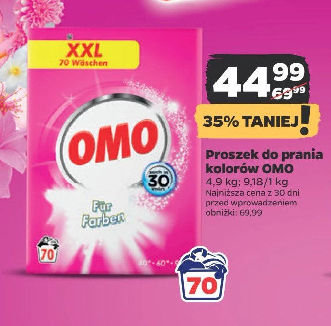 Proszek do prania color Omo promocja