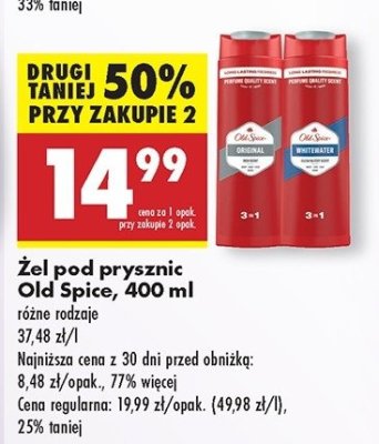 Żel pod prysznic Old spice whitewater promocja