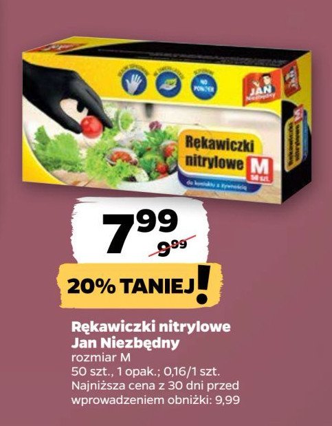 Rękawice nitrylowe rozm. m Jan niezbędny promocja