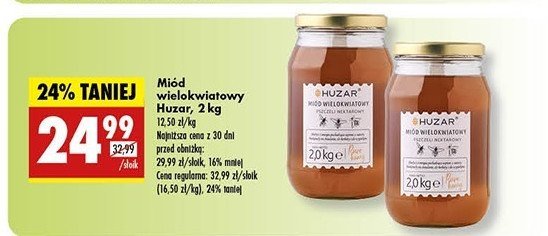 Miod wielokwiatowy Huzar promocja