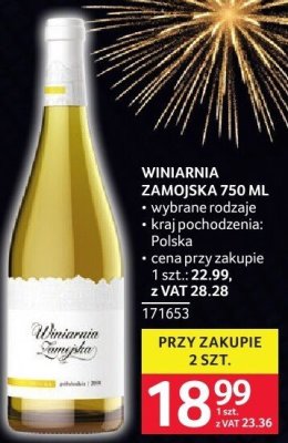 Winiarnia Zamojska 750 ml promocja w Selgros