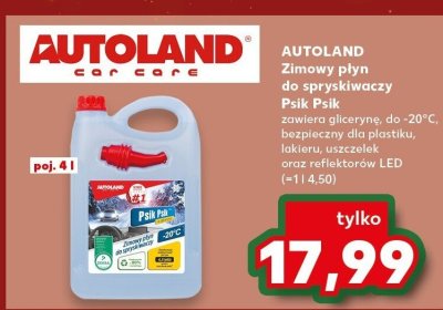 Zimowy płyn do spryskiwaczy Psik Psik promocja w Kaufland