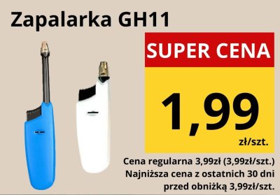 Zapalarka GH11 promocja w Supeco