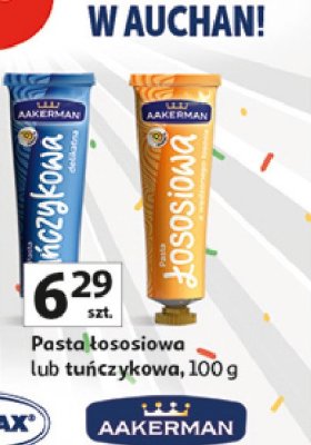 Pasta tu艅czykowa Aakerman promocja