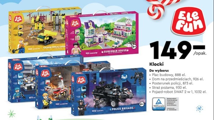 Klocki posterunek policji Elefun promocja