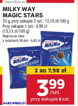 Czekoladki Milky way magic stars promocja