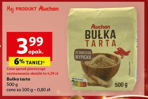 Bułka tarta Auchan promocja w Auchan