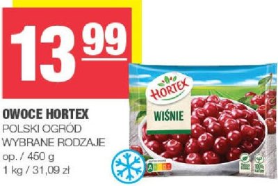 Owoce wiśnie Hortex Polski Ogród wybrane rodzaje promocja w SPAR