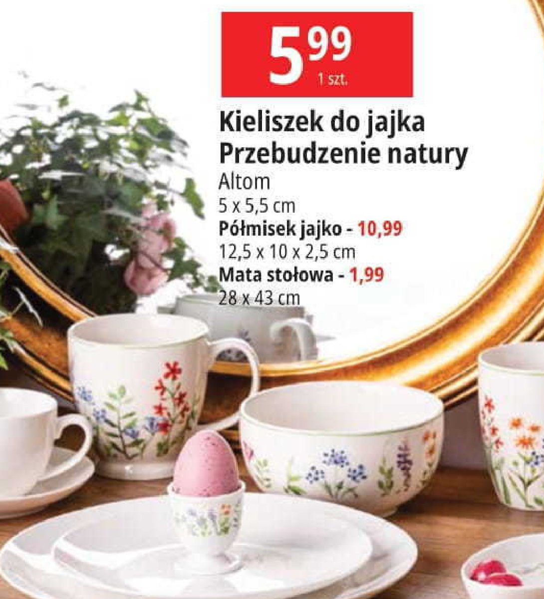 P贸艂misek jajki przebudzenie natury Altom design promocja