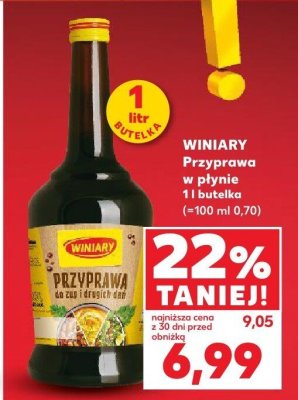 Przyprawa w płynie promocja w Kaufland