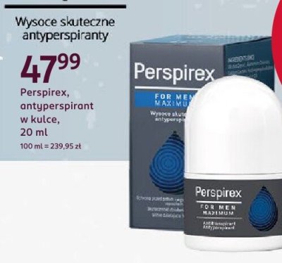 Antyperspirant Perspirex, w kulce, 20 ml promocja w Rossmann
