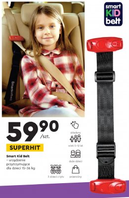 Pas bezpieczeństwa dla dzieci 5-12 lat Smart kid belt promocja