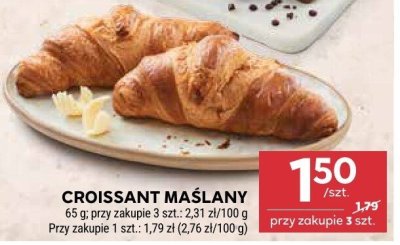 Croissant maślany promocja w Stokrotka