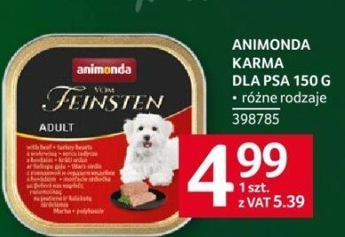 Karma dla psa Animonda Feinsten 150 g promocja w Selgros