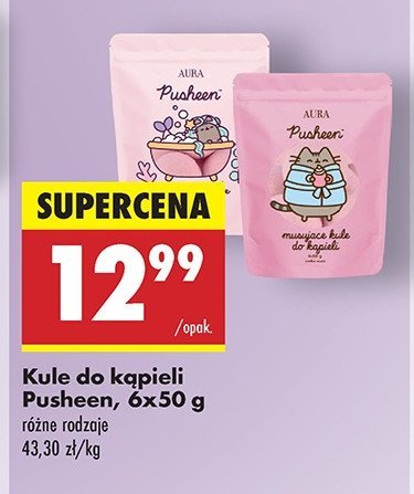 Kule do kąpieli pusheen AURA promocja