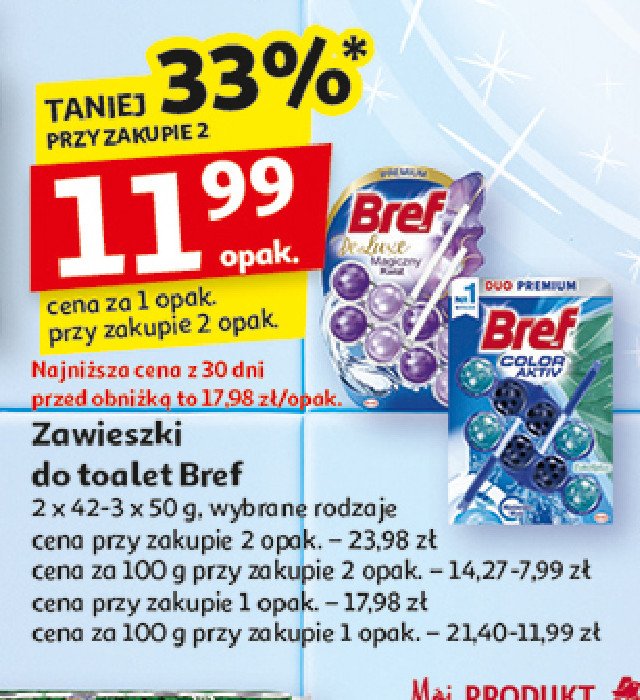 Zawieszka do wc magic moonflower Bref promocja