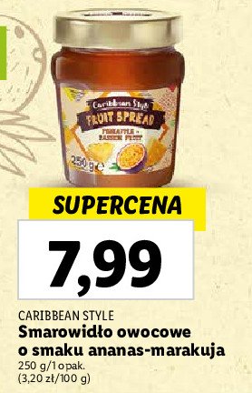 Smarowid艂o ananas-marakuja CARIBBEAN STYLE promocja