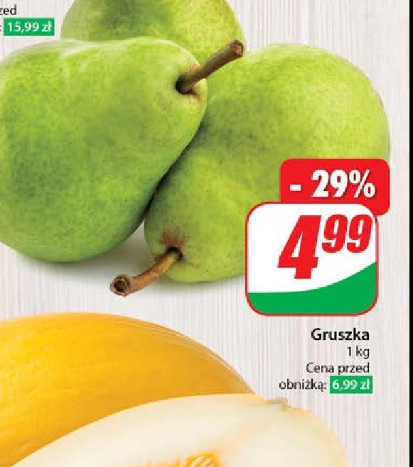 Gruszki promocja w Dino