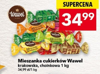 Mieszanka cukierków Wawel krakowska, choinkowa 1 kg promocja w LEWIATAN