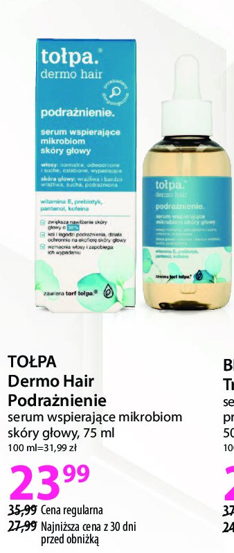 Serum do skóry głowy podrażnionej Tołpa dermo hair promocja
