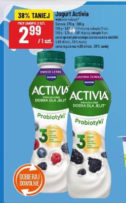 Jogurt Activia wybrane rodzaje promocja w POLOmarket