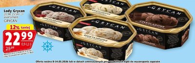 Lody Grycan asortymant promocja w Prim Market