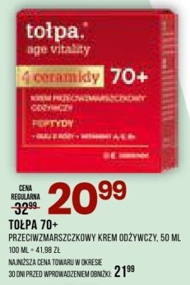 Krem Tołpa 70+ promocja w Drogerie Natura