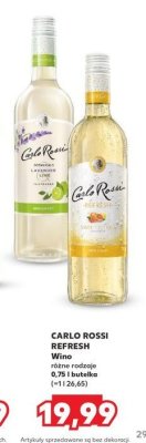 Wino Carlo rossi refresh sweet citrus promocja