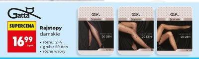Rajstopy damskie Gatta promocja w Biedronka