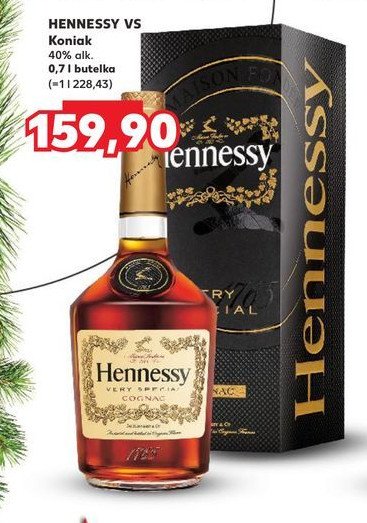 Cognac karton Hennessy very special promocja w Kaufland