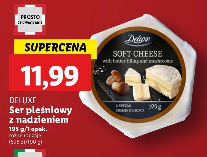 Ser pleśniowy borowikowy Deluxe promocja