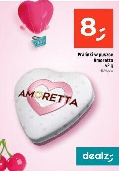 Pralinki w puszce Amoretta promocja w Dealz
