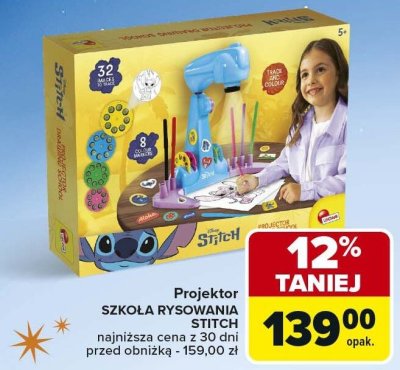Projektor szkoła rysowania STITCH promocja w Carrefour