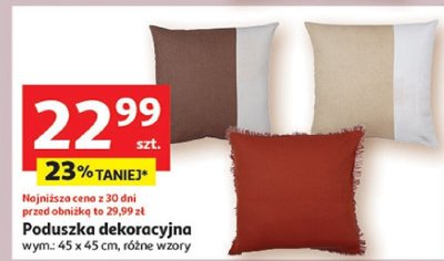 Poduszka dekoracyjna promocja w Auchan